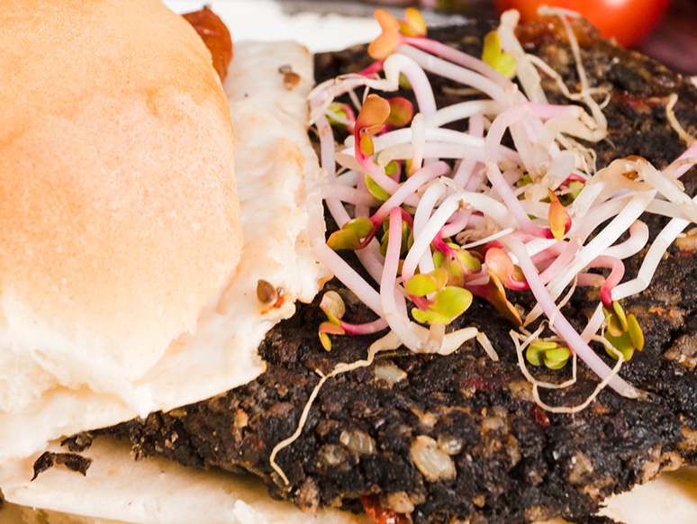 Hamburguesa de quinoa y verdura