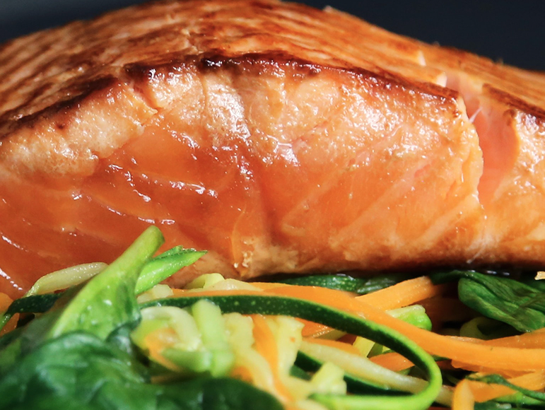 Salmón al horno