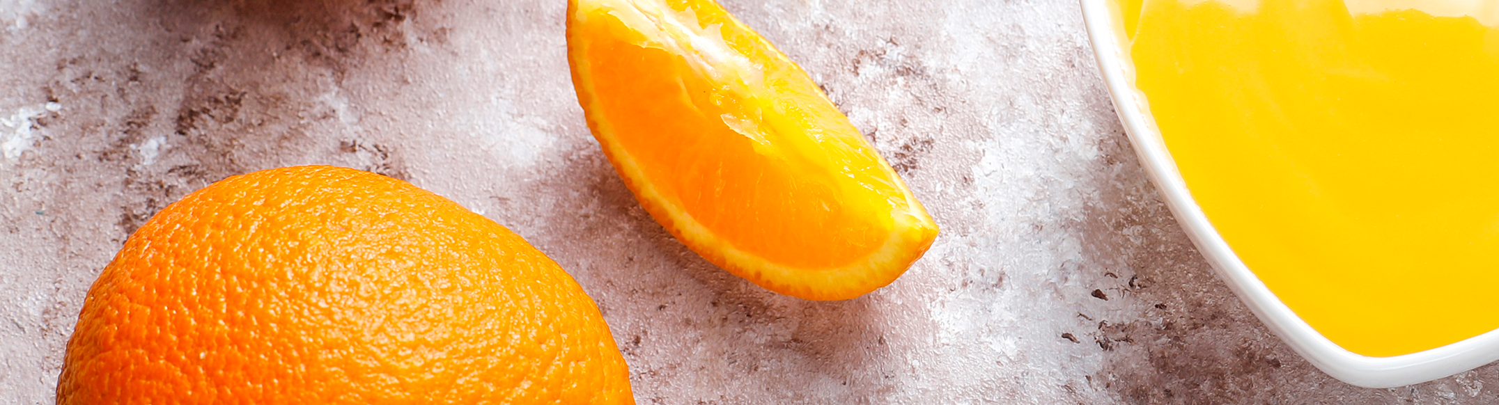 Crema de naranja y bambu