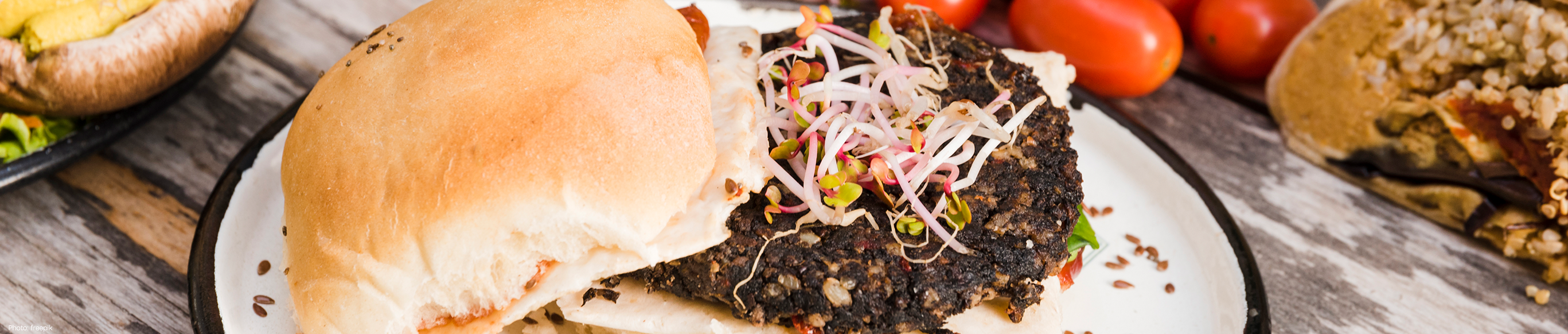 Hamburguesa de quinoa y verdura